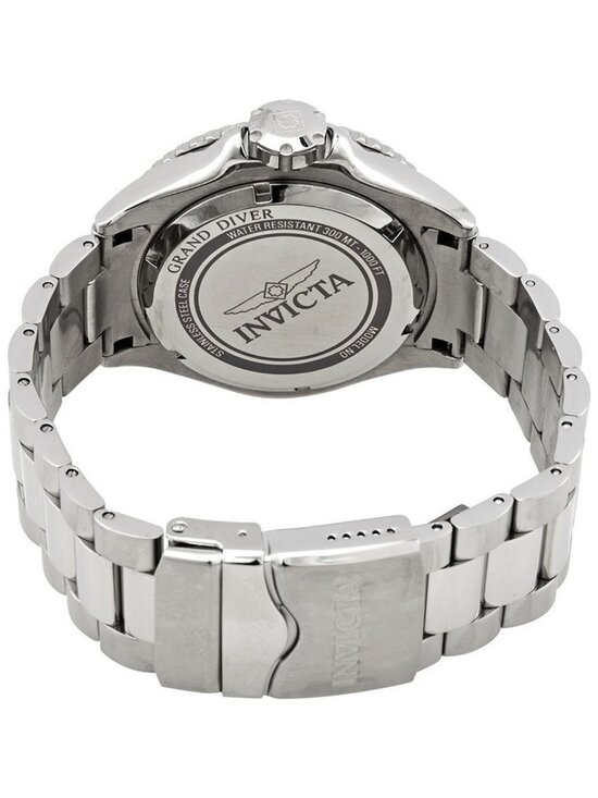 NWT Invicta Grand Diver Quartz Blue Dial Stainless Steel Men\'s Watch